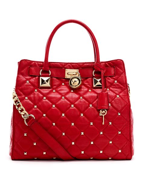 red michael kors tote bag|michael kors red bag sale.